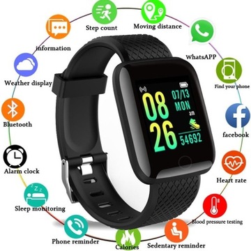 Plus Smart Watch Ekran Dotykowy Sport Zegarek