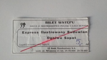 Bilet rugby Budowlani Łódź - Ogniwo Sopot