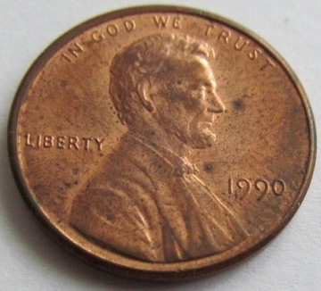 1 cent USA 1990 r. 