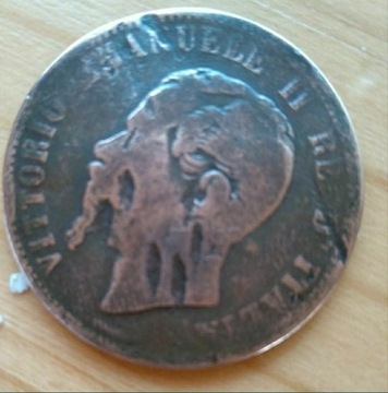 10 Centesimi  1867 