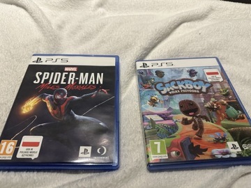 Gra Spider-Man i snackboy na ps5