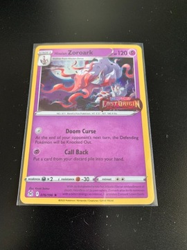 Karta Pokemon TCG Hisuian Zoroark (LOR 076) PROMO