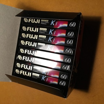 Kasety Fuji K1 60 10 szt. nowe NOS pudełko box