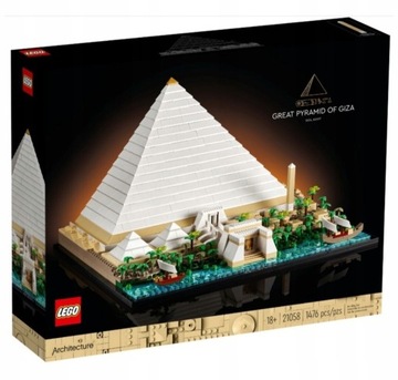 LEGO ARCHITECTURE 21058 PIRAMIDA CHEOPSA