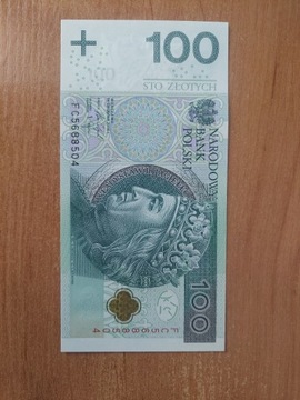 Banknot 100 zł seria FC