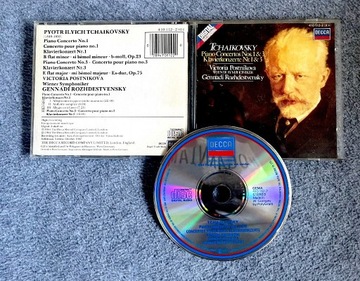 Tchaikovski Piano Concertos Nos. 1 i 3 Czajkowski 