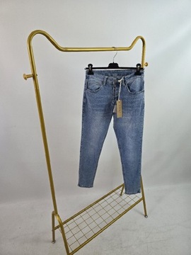 Spodnie jeansowe proste rozmiar M Ormi Jeans