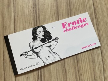 Erotic challanges / książeczka z życzeniami