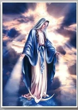 Obraz Matka Boża Maryja z apokalipsy 40x50 CANVAS