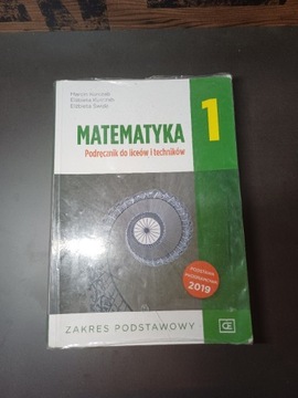 Matematyka 1 podręcznik zakres podstawowy