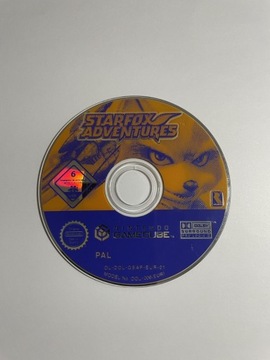 Starfox Adventures  Nintendo GameCube - płytka