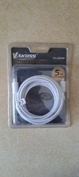 Kabel antenowy Vakoss TC-A565W  5 m