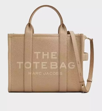 Beżowa torebka The Tote Bag Marc Jacobs jak nowa, oryginał