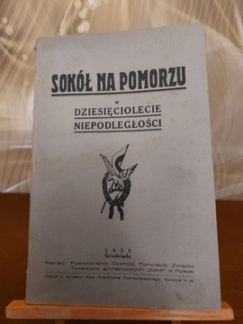 Sokół na Pomorzu książka 1929 Grudziądz 