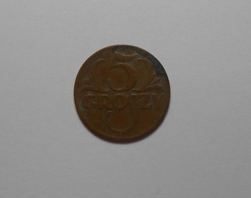 stara moneta 5 groszy 1935