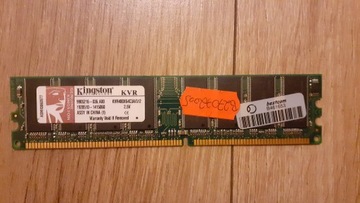 Pamięć RAM Kingston 512MB 400MHz DDR CL3