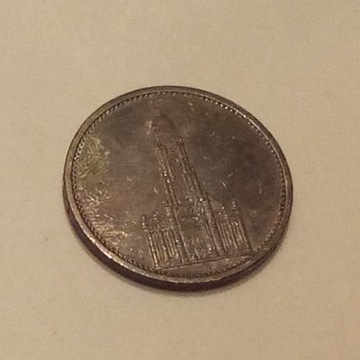 Moneta, NIEMCY, III RZESZA, 5 Reichsmark, 1934 