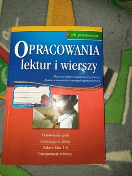 Opracowania z lektury i wierszy szk.podstawowa