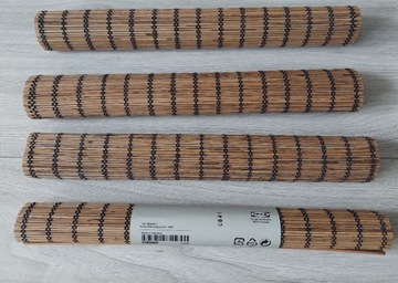 Podkładka prostokątna bambusowa 35x45 cm 4 sztuki