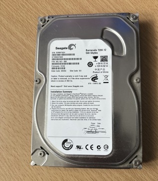 Dysk HDD do komputera PC 500 GB Seagate Barracuda