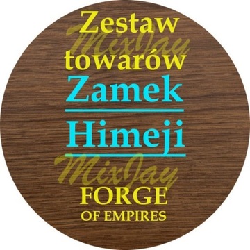 Forge of Empires -  Zamek Himeji towary surowce
