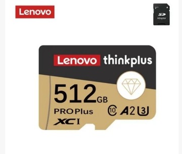 Karta pamięci 512GB LENOVO Thinkplus mSD +Adapter 