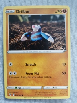 Drilbur 091/185 Vivid Voltage / Karty Pokemon