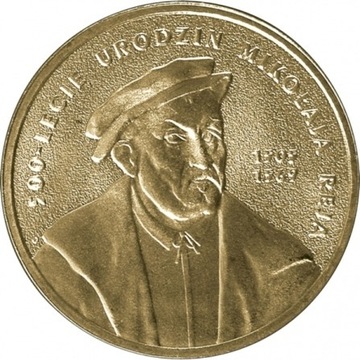 2zł Mikołaj Rej 2005 rok