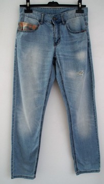 BENETTON_SPODNIE szkoła jeans r 160 11-12 lat 2XL