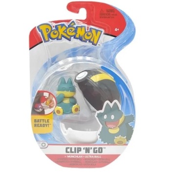 ZESTAW POKEMON POKEBALL CLIP N GO FIGURKA MUNCHLAX