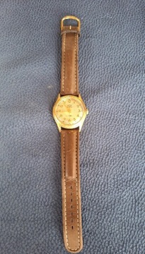 Zegarek złoty szwajcarski Mirus Fab Altitude UNIKAT DZIAŁA  1955 r.