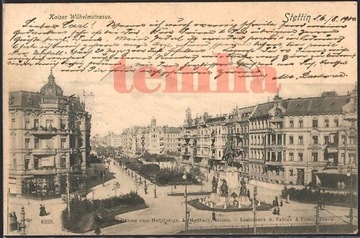 SZCZECIN Stettin Kaiser Wilhelmstrasse   1900