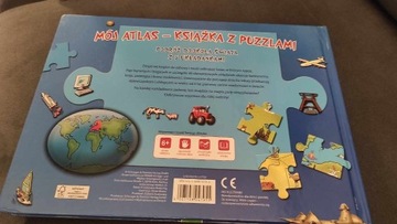 Mój atlas. Ksiażka z puzzlami.