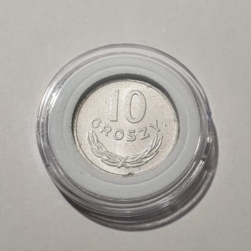 10 gr groszy 1971 w kapslu Stan 1/-1