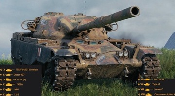  World of Tanks Wot Czołg z kampanii T95/907