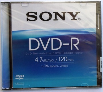 DVD-R. Zestaw 6 sztuk. Sony, TDK.