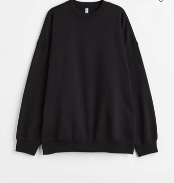 Bluza czarna, dresowa, NOWA H&M rozmiar M super!! 