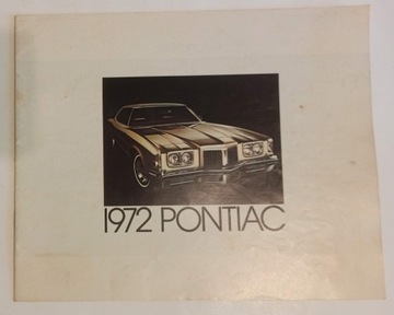 1972 Pontiac prospekt pełna gama + 1974 Bonneville