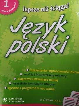 Lepsze niż ściąga język polski streszczenia lektur