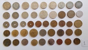 Monety różne Europa/Świat - Duży Zestaw! 