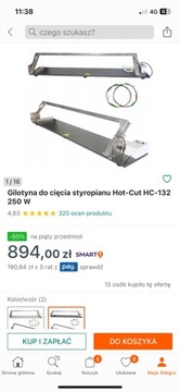 Gilotyna do styropianu 