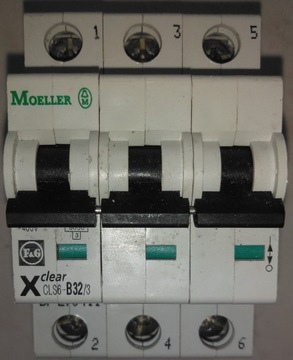 Wyłącznik nadprądowy Moeller CLS6-B32/3