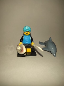 Lego Paddle Surfer col21-1 Figurka Ludzik Unikat