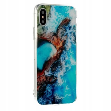 ETUI MARBLE DO XIAOMI REDMI 8 + SZKŁO