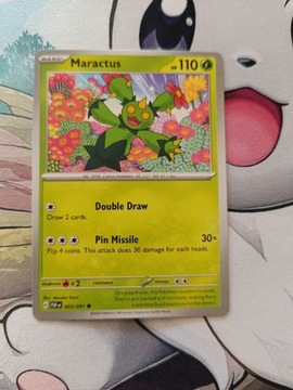 Karta Pokemon Maractus (PAF 003) 