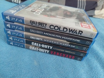 Call of Duty, kolekcja 5 części, stan bdb+, ps4/ps5