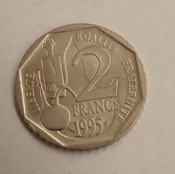 Francja 2 frank 1995 rok