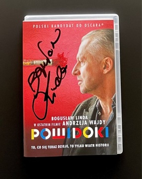 Powidoki, DVD - autograf Bogusław Linda!