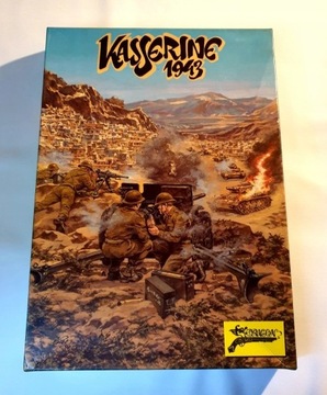 Gra planszowa wojenna Kasserine 1943 (Dragon), 100% kompletna