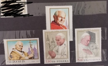 Zestaw znaczków - Papież - Jan Paweł II